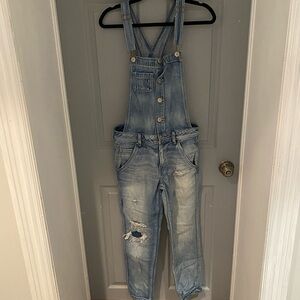 American Eagle denim overalls worn once size S
